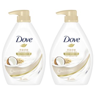 多芬 滋養柔膚沐浴露 燕麥舒敏 2024V, 900g, 2瓶