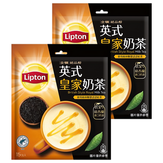 Lipton 立頓 絕品醇 英式皇家奶茶, 17.5g, 15包, 2袋