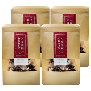 仁濟中藥 人蔘桂圓紅棗枸杞茶 元氣養生茶, 5g, 30包, 4袋