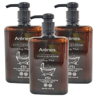 Arenes 愛霓思 雪松廣藿香沐浴露 Cedrol & Patchouli Body Wash, 500ml, 3瓶