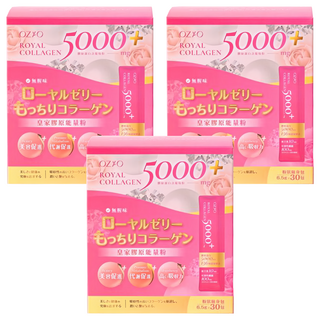 歐姬兒OZIO 皇家膠原能量粉/膠原蛋白粉, 30包, 6.5g, 3盒