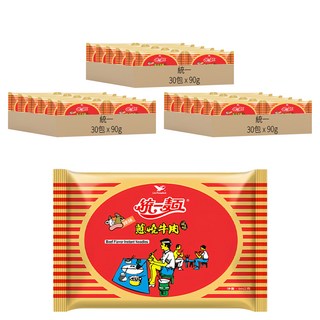 統一 統一麵 蔥燒牛肉風味 90g, 90包