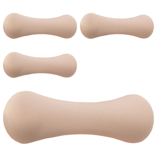 comet Sports 氯丁橡膠啞鈴 淺粉紅色, 1kg, 4個