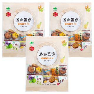 昇田食品 綜合麥芽餅, 480g, 3袋