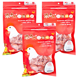 雞老大 健腸牛肉圓片(含益生菌) 全犬種用, 140g, 3包