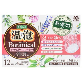 EARTH 地球製藥 ONPO 溫泡 植物精油保濕入浴劑 花香, 540g, 1盒