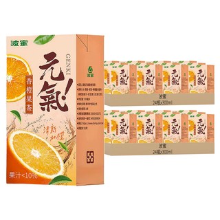 波蜜 元氣香橙果茶, 48瓶, 300ml