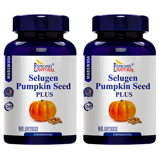 ESMOND NATURAL 愛司盟 攝利淨南瓜籽軟膠囊, 含不飽和脂肪酸 60顆/瓶, 2罐