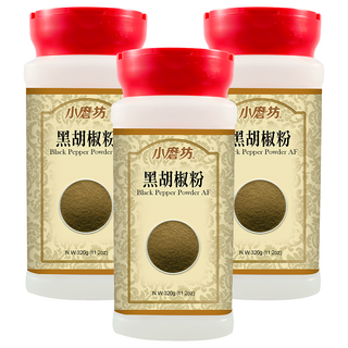 小磨坊 黑胡椒粉, 320g, 3瓶