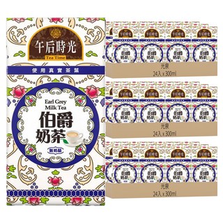 光泉 午后時光 伯爵奶茶 (24入), 使用光泉鮮乳，搭配優質紅茶茶葉，無奶精添加, 300ml, 72入