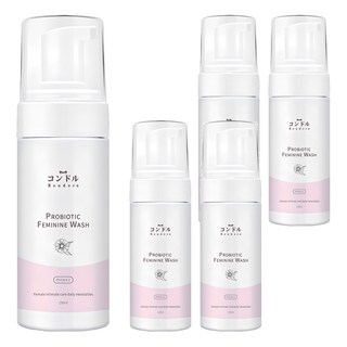 康朵私密處益生菌潔白慕斯-私密清潔、溫和潔淨、平衡PH值, 150ml, 5瓶
