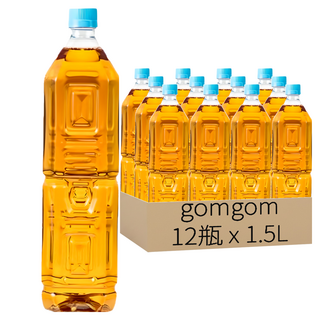 gomgom 無標籤大麥茶 1.5L, 12瓶