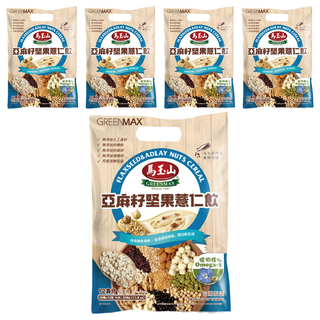 馬玉山 亞麻籽堅果薏仁飲, 28g, 12包, 5袋