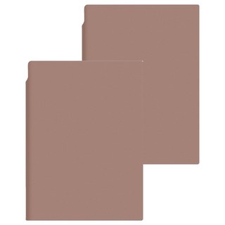 deLi 得力 皮面筆記本 22290 A5 210 x 143mm 112頁, 2個, 棕色