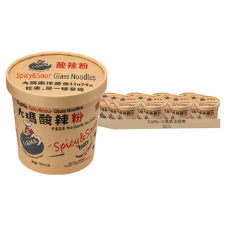 DaMa 大瑪南洋蔬食 酸辣粉 全素 133g, 12入