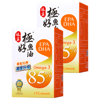 娘家 極好85%魚油軟膠囊, 60顆, 0.85g, 2盒