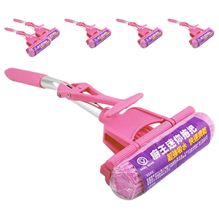 廚王迷你拖把 超強吸水PVA膠棉 可調節長度 輕巧易攜帶 居家清潔好幫手, 6支