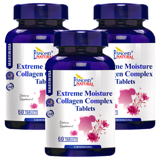ESMOND NATURAL 愛司盟 極潤皙複方膠原蛋白錠, 60顆, 3罐