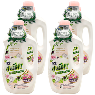 毛寶 防霉淨味小蘇打晶球液體皂 野玫瑰與黑醋栗香氛, 2kg, 4瓶