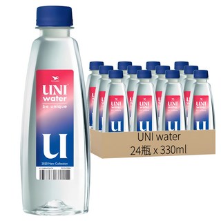 UNI water 純水 330ml, 24瓶