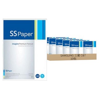 SAMSUNG 三星 C&T 三星物產 Premium影印紙, A4, 10包