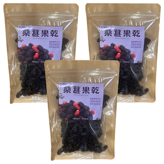 伊貝果然 桑葚果乾, 3個, 200g