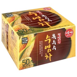 NOKCHAWON 綠茶園 玉米鬚茶 50包, 韓國人的飯後常備飲品，去油解膩，利尿排毒, 1.5g, 1盒
