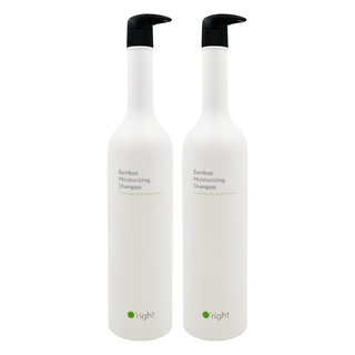 O'right 歐萊德 竹萃保濕洗髮精 深層保濕 修護受損髮絲, 1L, 2瓶