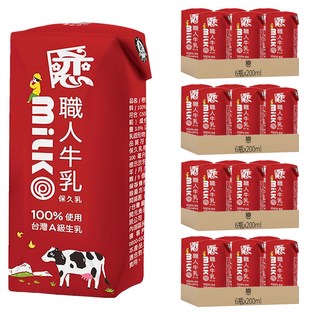 戀 職人牛乳保久乳, 24瓶, 200ml