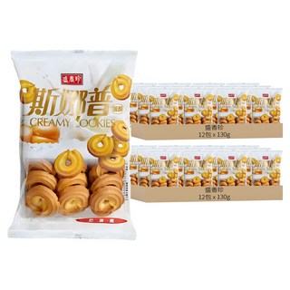 盛香珍 斯娜普蛋酥 奶蛋素, 130g, 24包