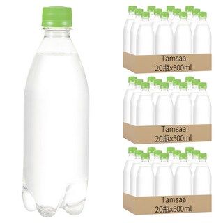 Tamsaa 無標籤青蘋果風味氣泡水, 500ml, 60瓶