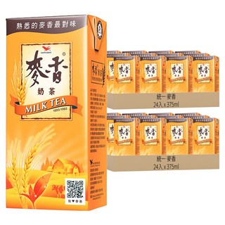 統一 麥香 奶茶, 375ml, 48入