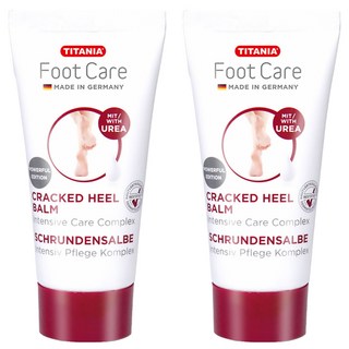 TITANIA 德你雅 尿素5% 修護龜裂護足霜 強效升級版, 30ml, 1條, 2條