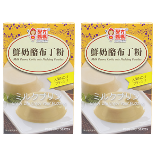 譽方媽媽 YuFang MOM 鮮奶酪布丁粉 100g, 人氣NO.1布丁, 2盒
