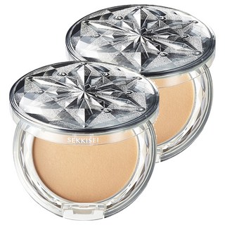 KOSE高絲 雪肌精CC絲絨雪粉餅, 粉蕊 001, 2個