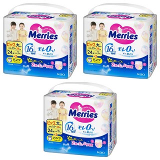 Merries 妙而舒 瞬吸舒爽 妙兒褲/尿布 15~28kg, XXL, 78片