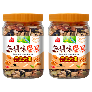義美 無調味堅果 元氣六果, 320g, 2罐