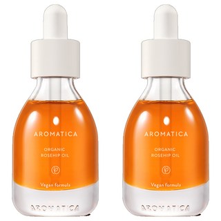 AROMATICA 艾瑪植萃 玫瑰果油 有機冷壓榨取 滋養肌膚活力, 30ml, 2瓶