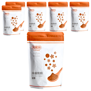 頂膳珍 辣椒粗粉 80g, 6包
