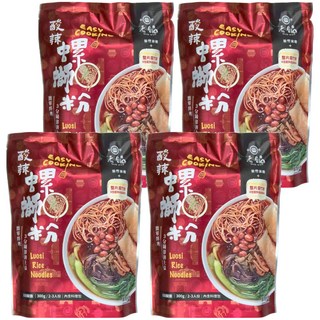 老鍋米粉 酸辣螺螄粉 2-3人份, 300g, 4包