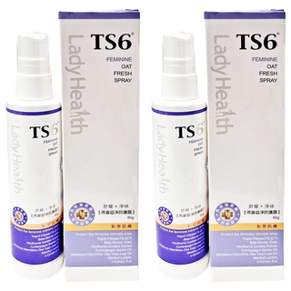 TS6 燕麥益淨防護露，女性私密專用, 80g, 2瓶