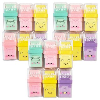 Danbinine 清潔滾輪橡皮擦 6個, 隨機出貨, 3組