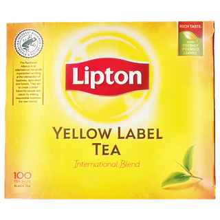 Lipton 立頓 黃牌紅茶, 2g, 100包, 1盒