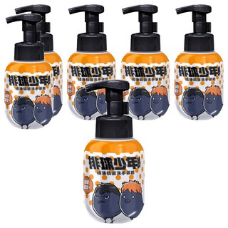 O'LISE 歐黎絲 橘油抗菌洗手慕斯 排球少年烏野高校, 6瓶, 300ml