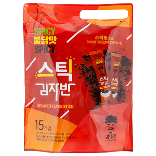 韓味不二 海苔酥辣味 15包, 150g, 1袋