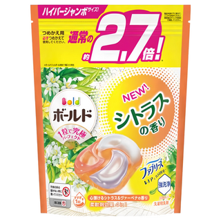 Bold 4in1 超強洗淨4D洗衣膠囊補充裝 柑橘馬鞭草, 30顆, 1袋