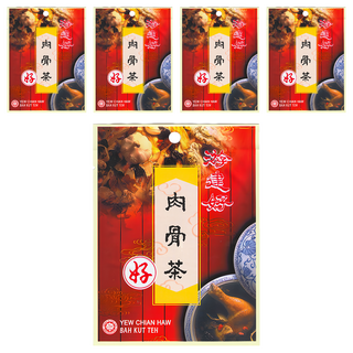 游建好 肉骨茶湯滷包, 純天然中藥材調製, 無添加化學物料及防腐劑, 50g, 5包