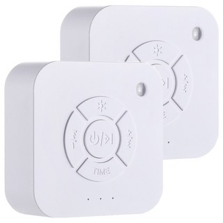 攜帶型無線白噪音除噪助眠儀 2個 多種音效 呼吸助眠燈 智能定時