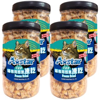 A star 犬貓用 星鮮食凍乾 鱈魚塊, 70g, 4罐