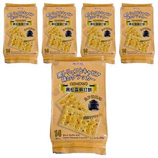 御之味 黑松露魚子醬風味蘇打餅乾 280g, 5包